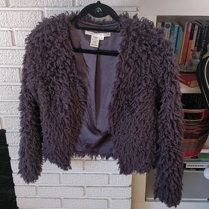 Max studio shag cardigan
